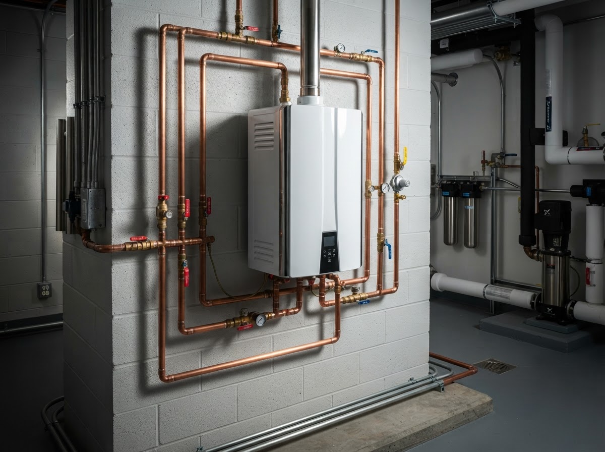 Water heater installation