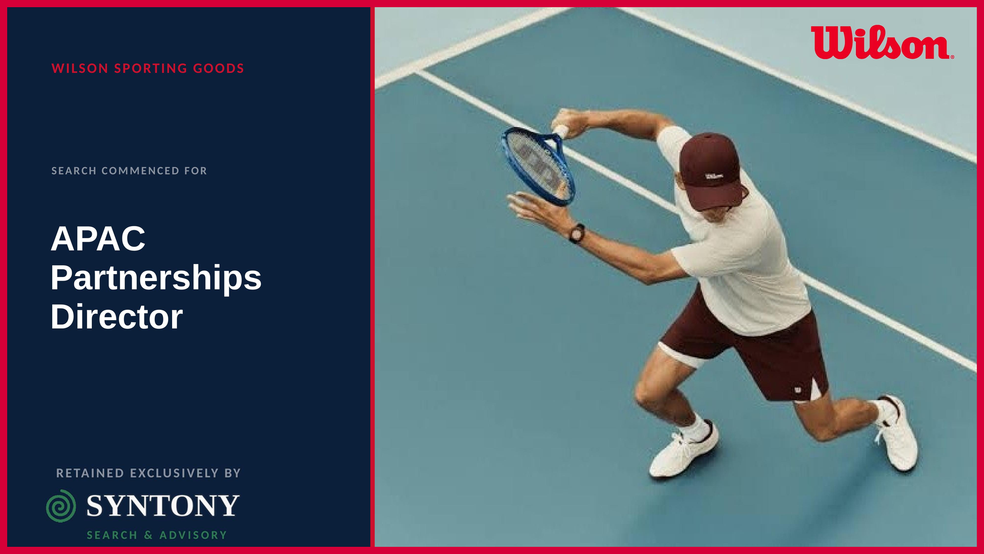 APAC Partnerships Director at Wilson Sporting Goods