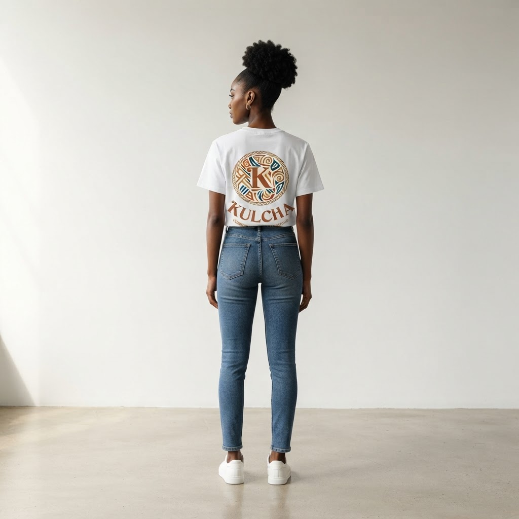 KULCHA Essential Tee on model 4