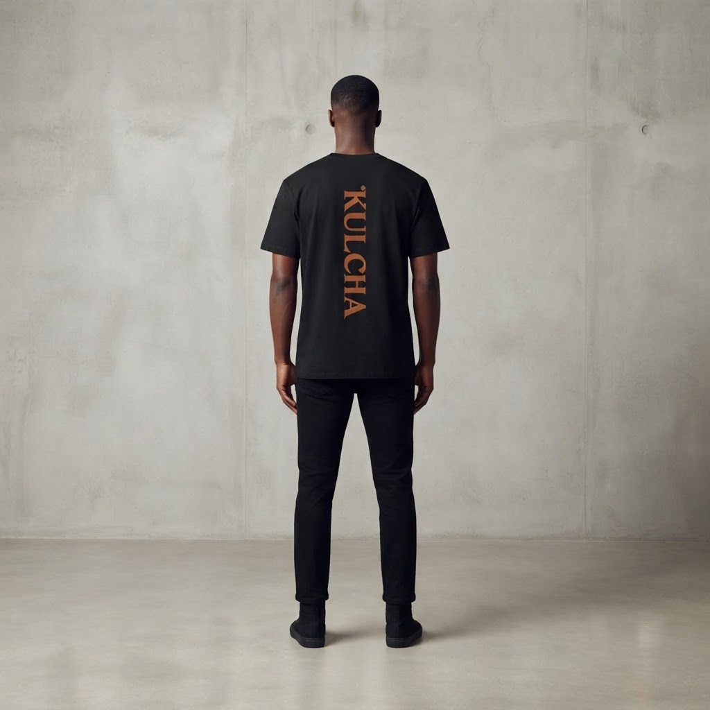 KULCHA Seamless Cotton T-Shirt (Graphic) on model 18