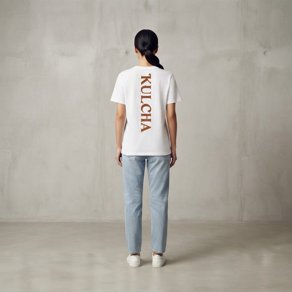 KULCHA Seamless Cotton T-Shirt (Graphic) on model 19