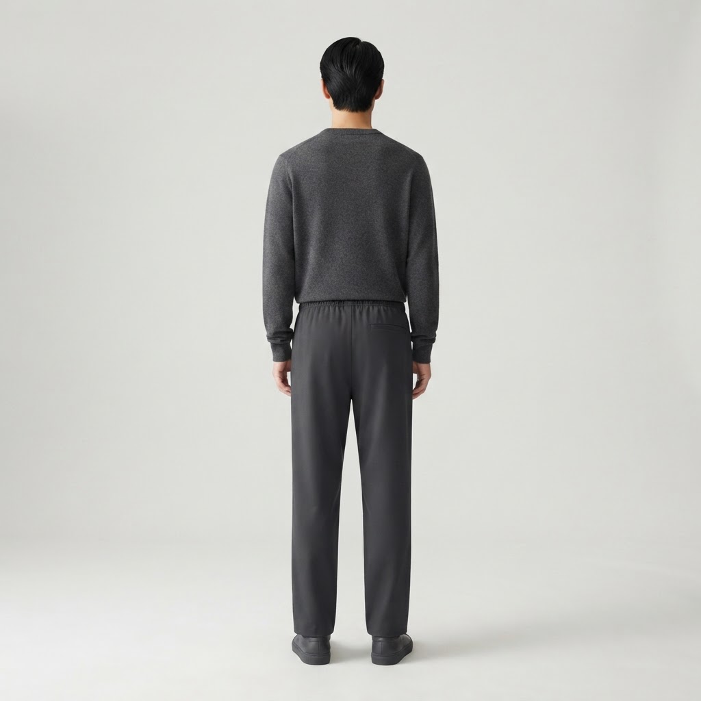KULCHA Heavyweight Fleece Straight-Leg Pants on model 6
