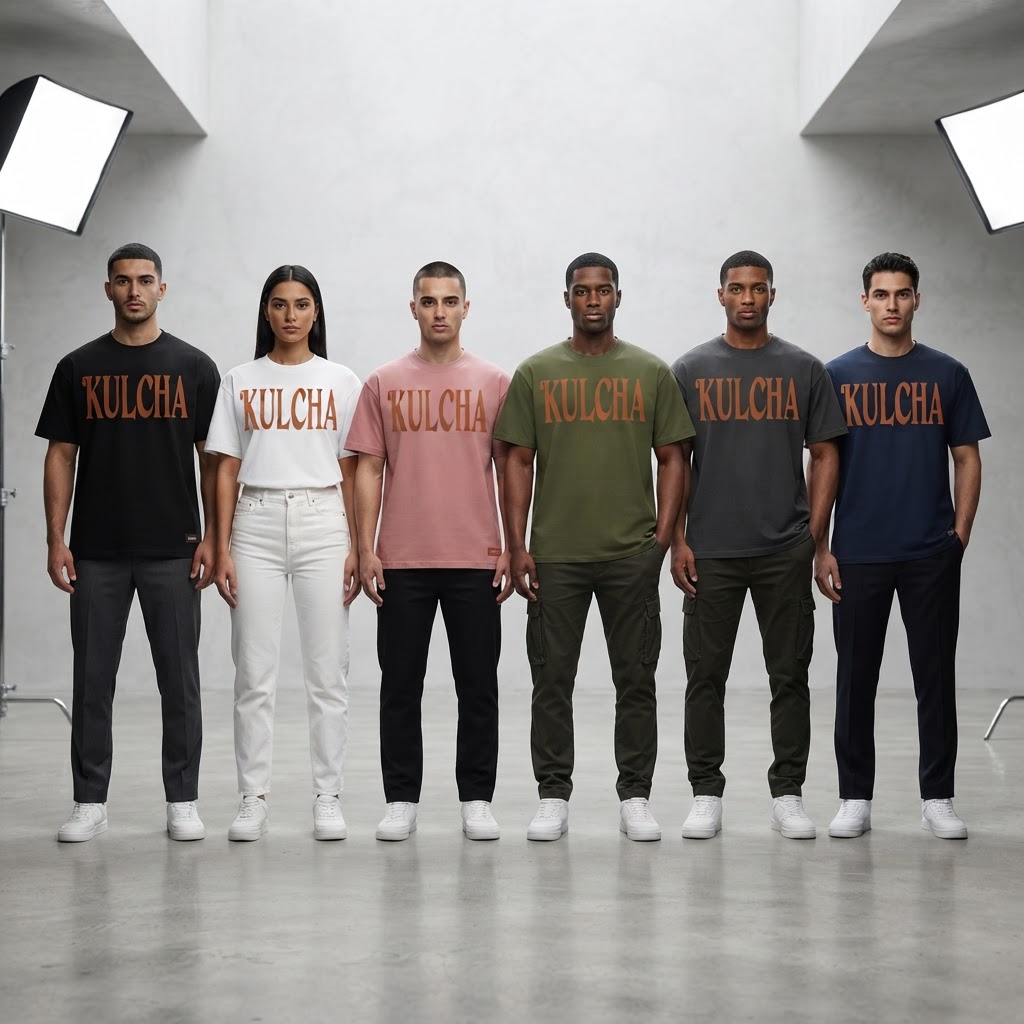 KULCHA Seamless Cotton T-Shirt (Essential) on model 15