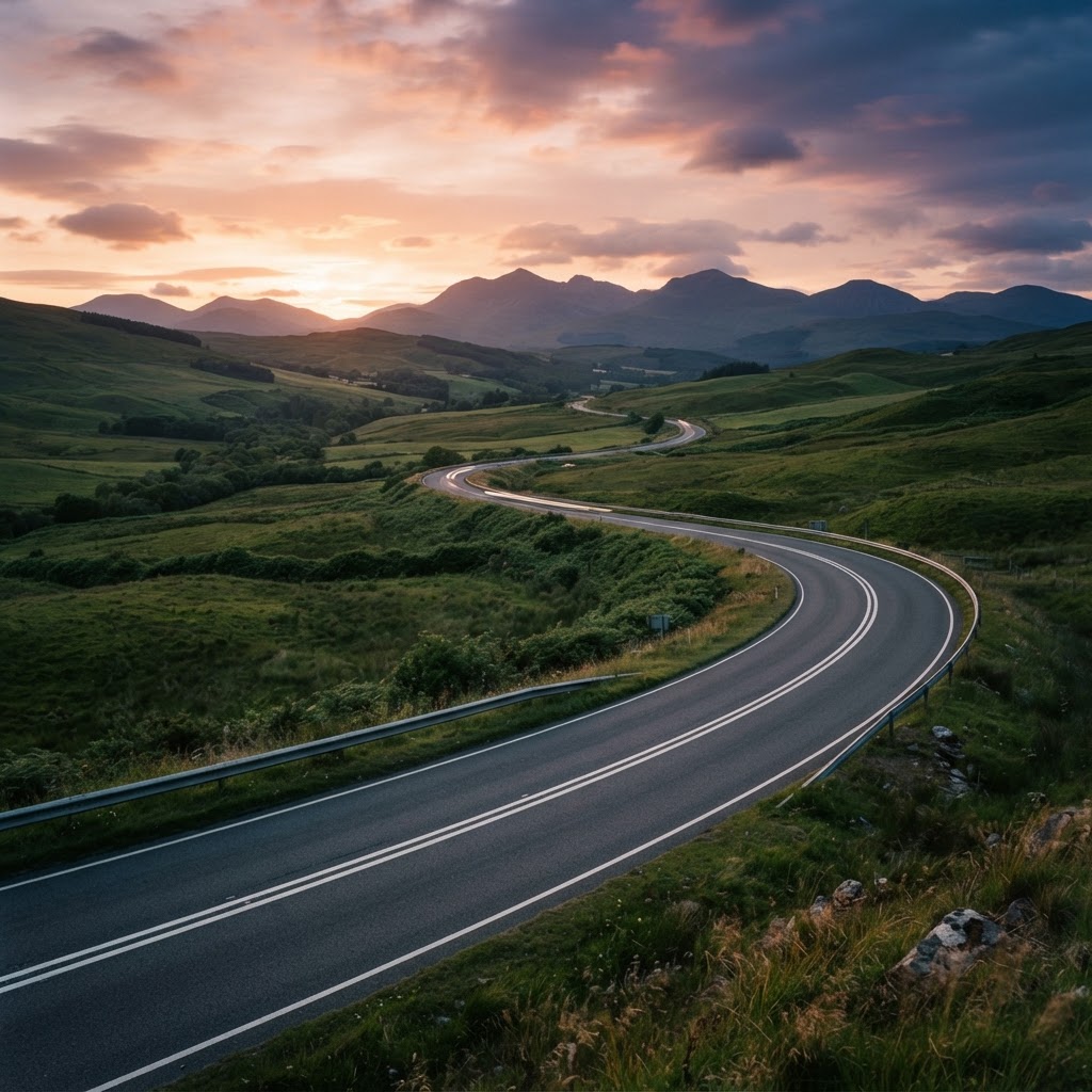 Scenic road trip