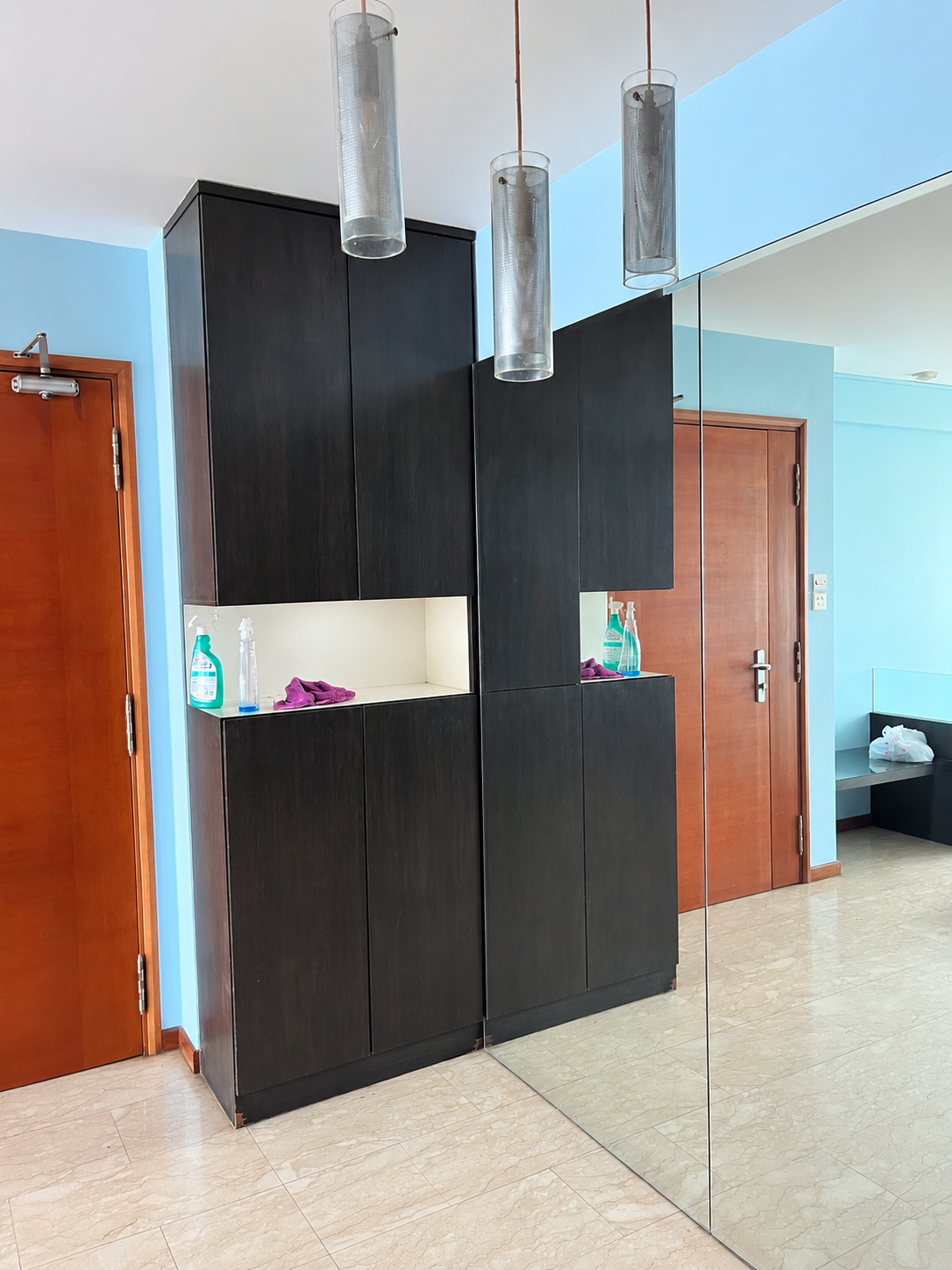 Bukit Panjang Cabinet Removal — before and after hacking