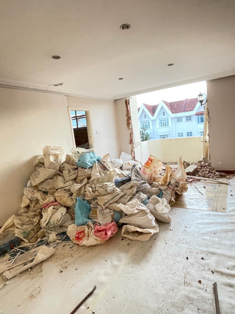 East Coast Landed — Bedroom & Balcony Strip-Out — before and after hacking