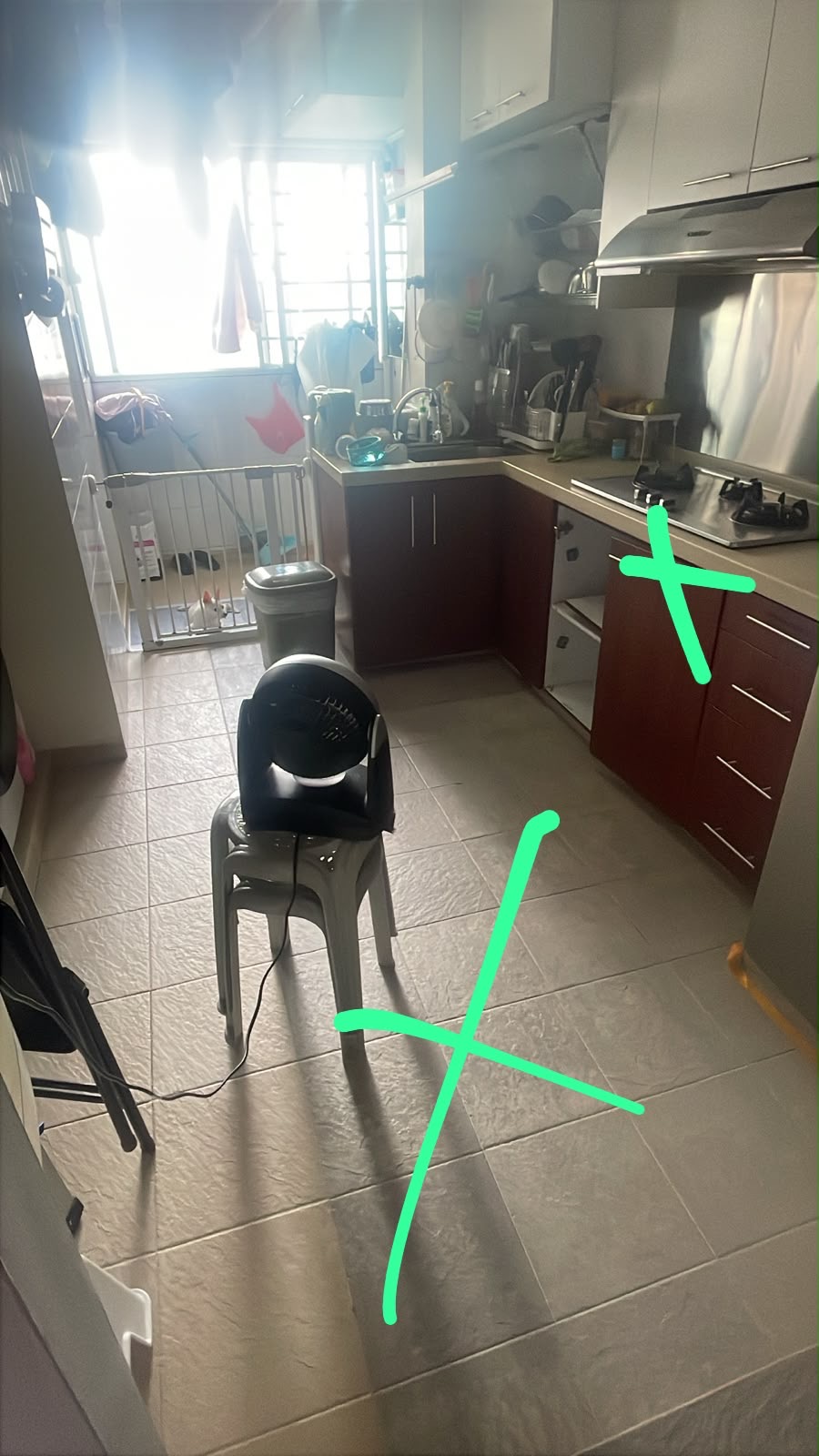 Bukit Batok HDB Kitchen Strip-Out & Rebuild — before and after hacking