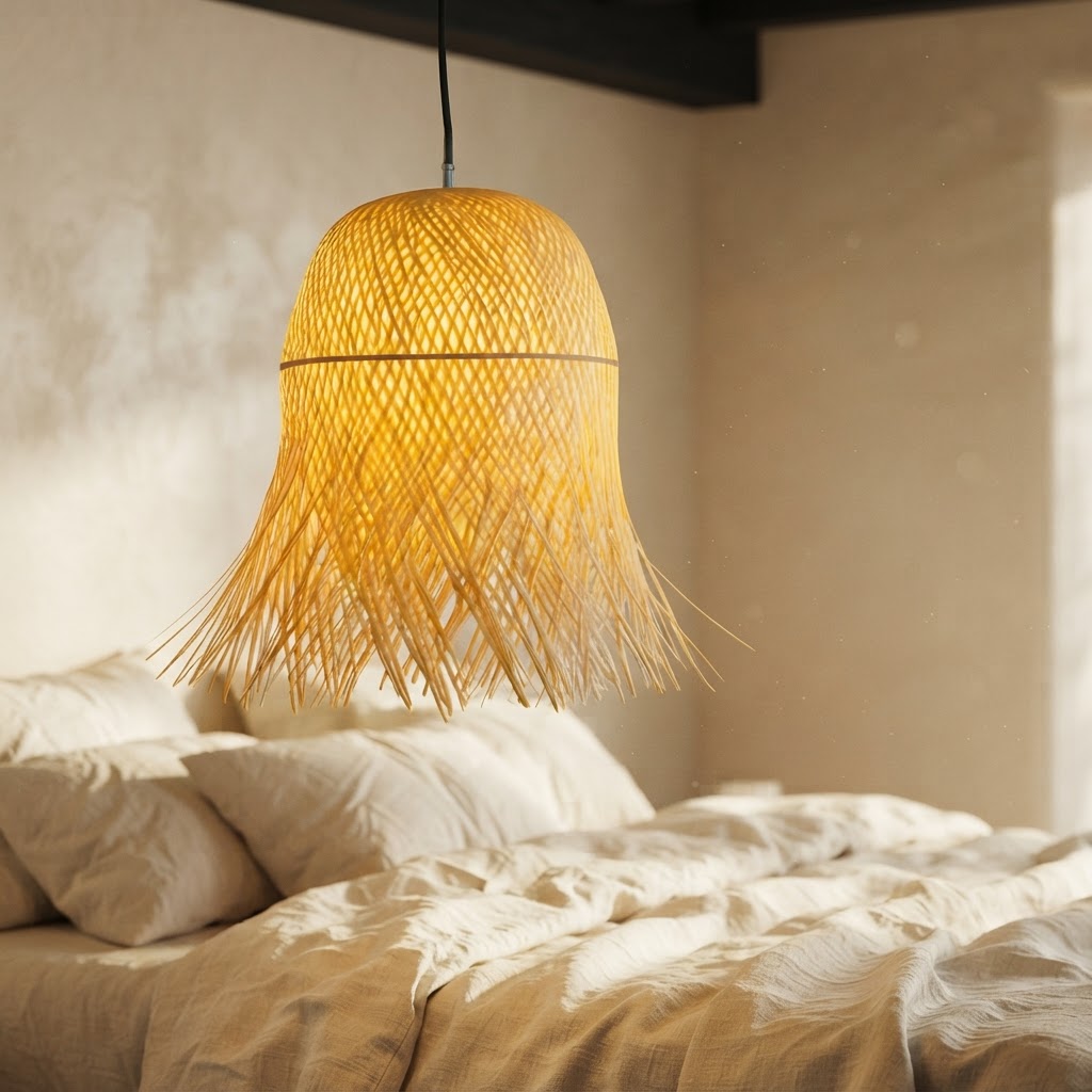 Woven Fringe Pendant
