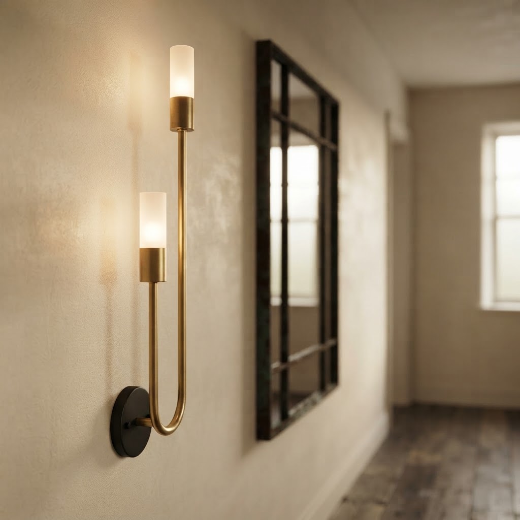 Doré Noir Sconce