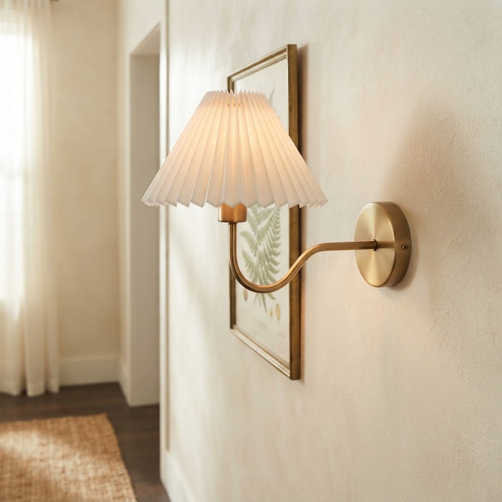Éventail Pleated Sconce