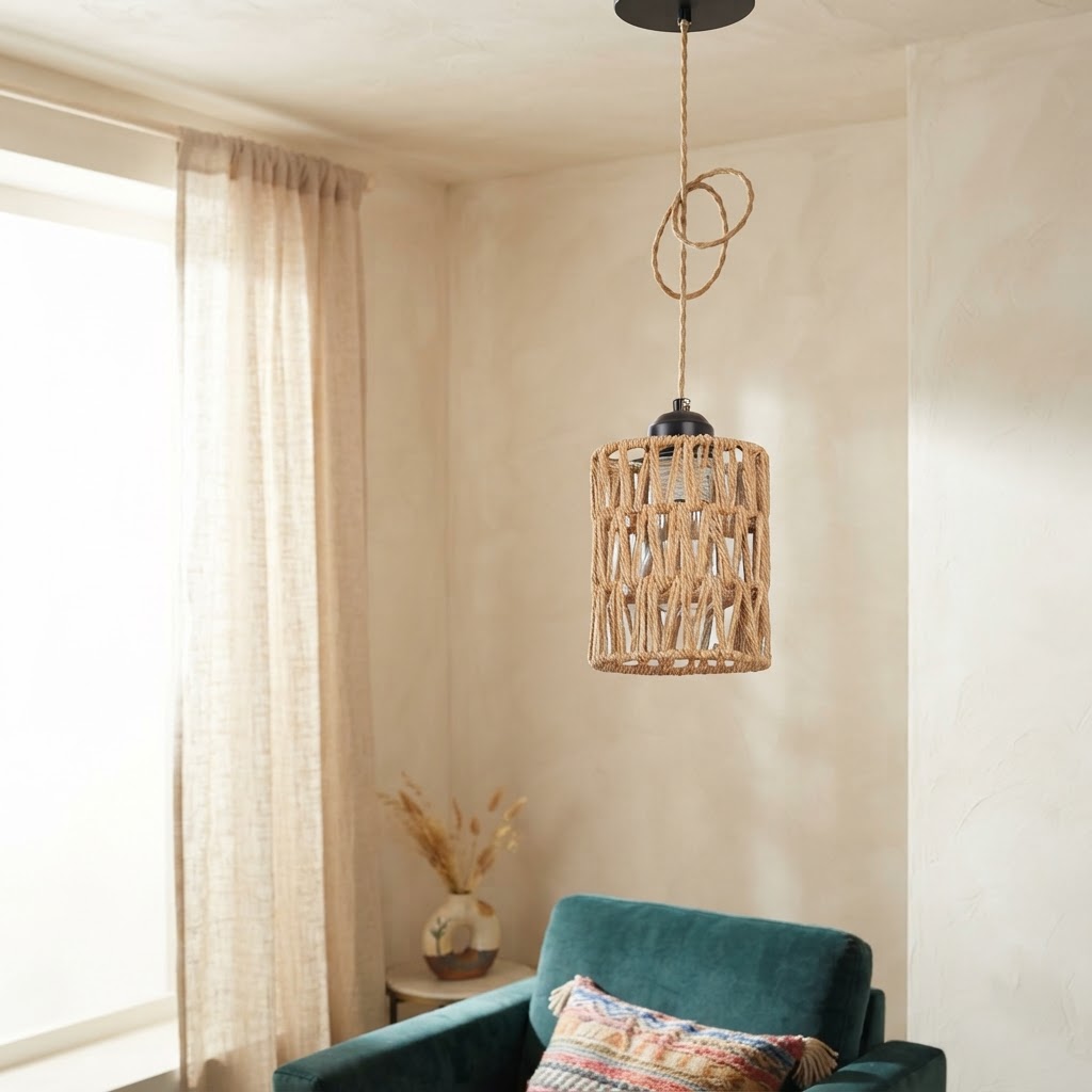 Marin Rattan Pendant