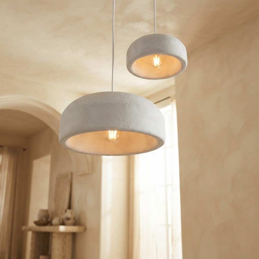 Nordic Micro Cement Chandelier