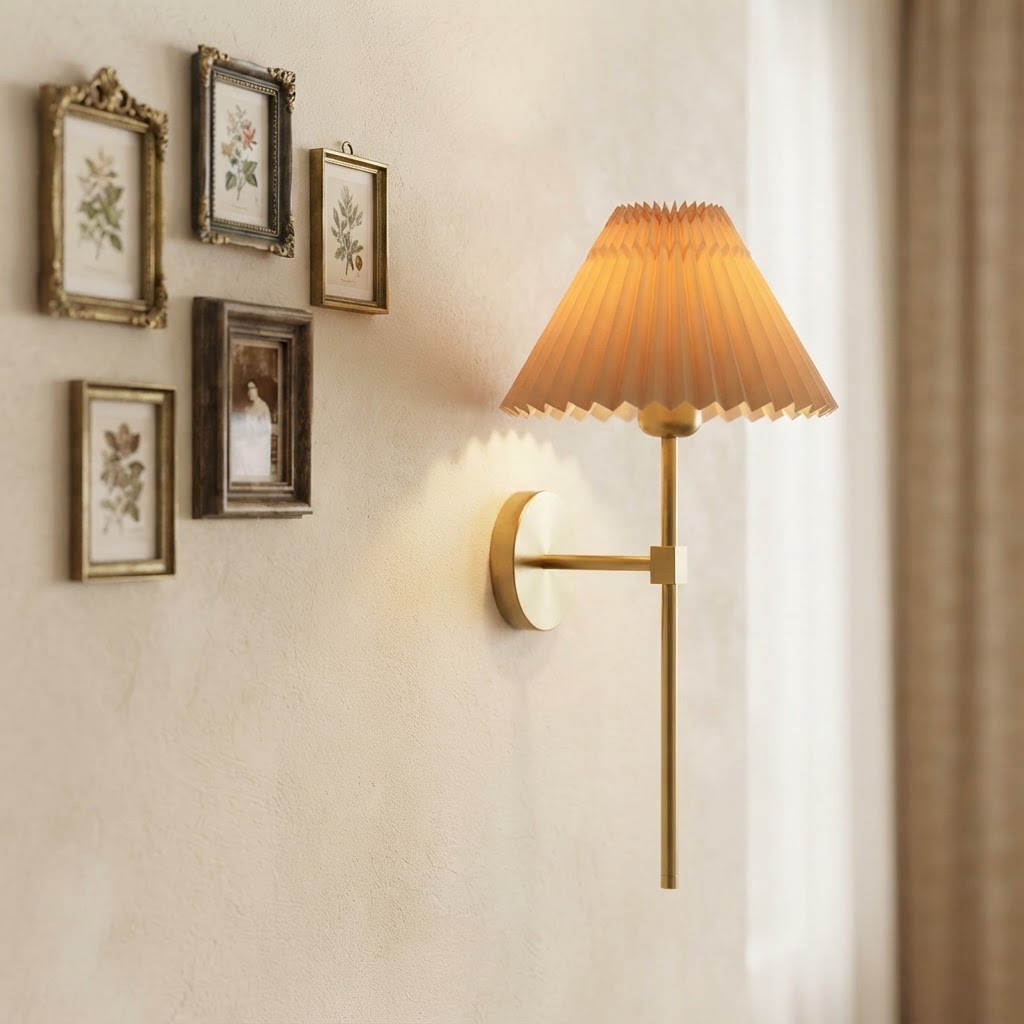 Ombrelle Pleated Sconce