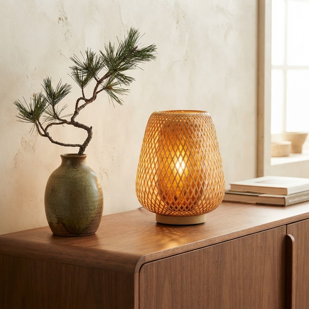 Kyō Murano Bamboo Lamp