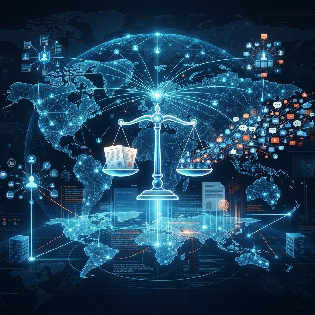 Global debate over platform content moderation and law