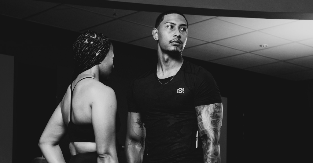 Athlete in performance wear