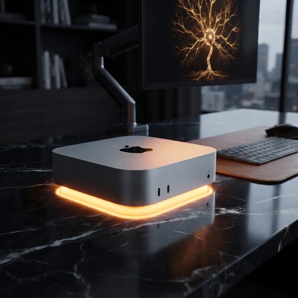 Mac mini AI Edition, full product view