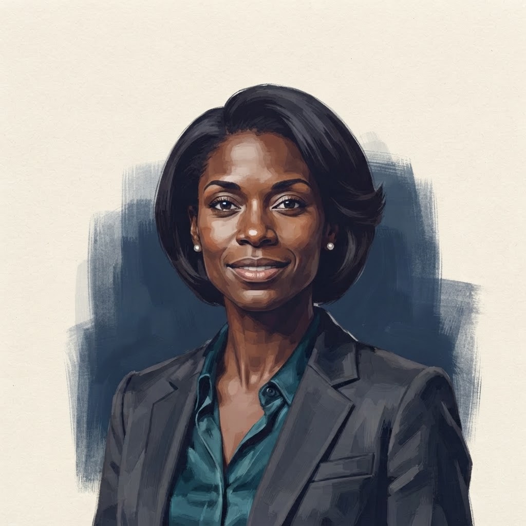 Illustration of Tessa, a simulated practice client
