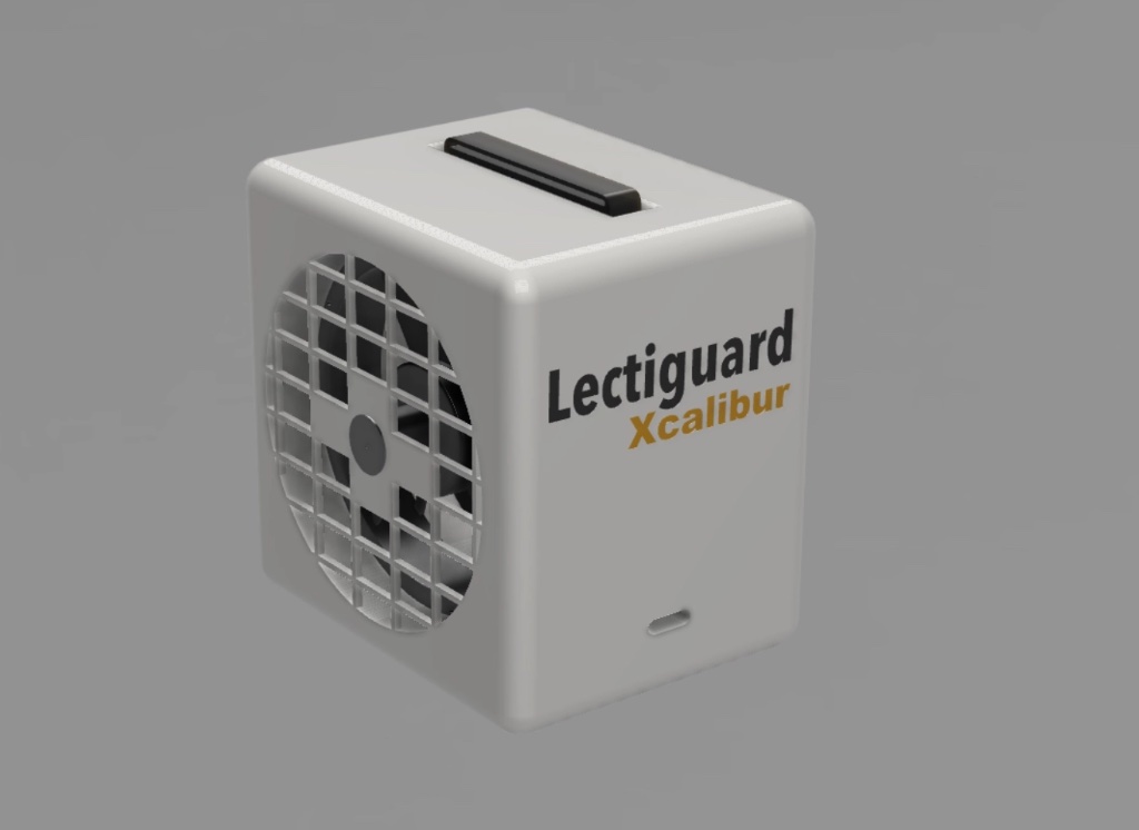 Lectiguard Xcalibur mold detector device side view