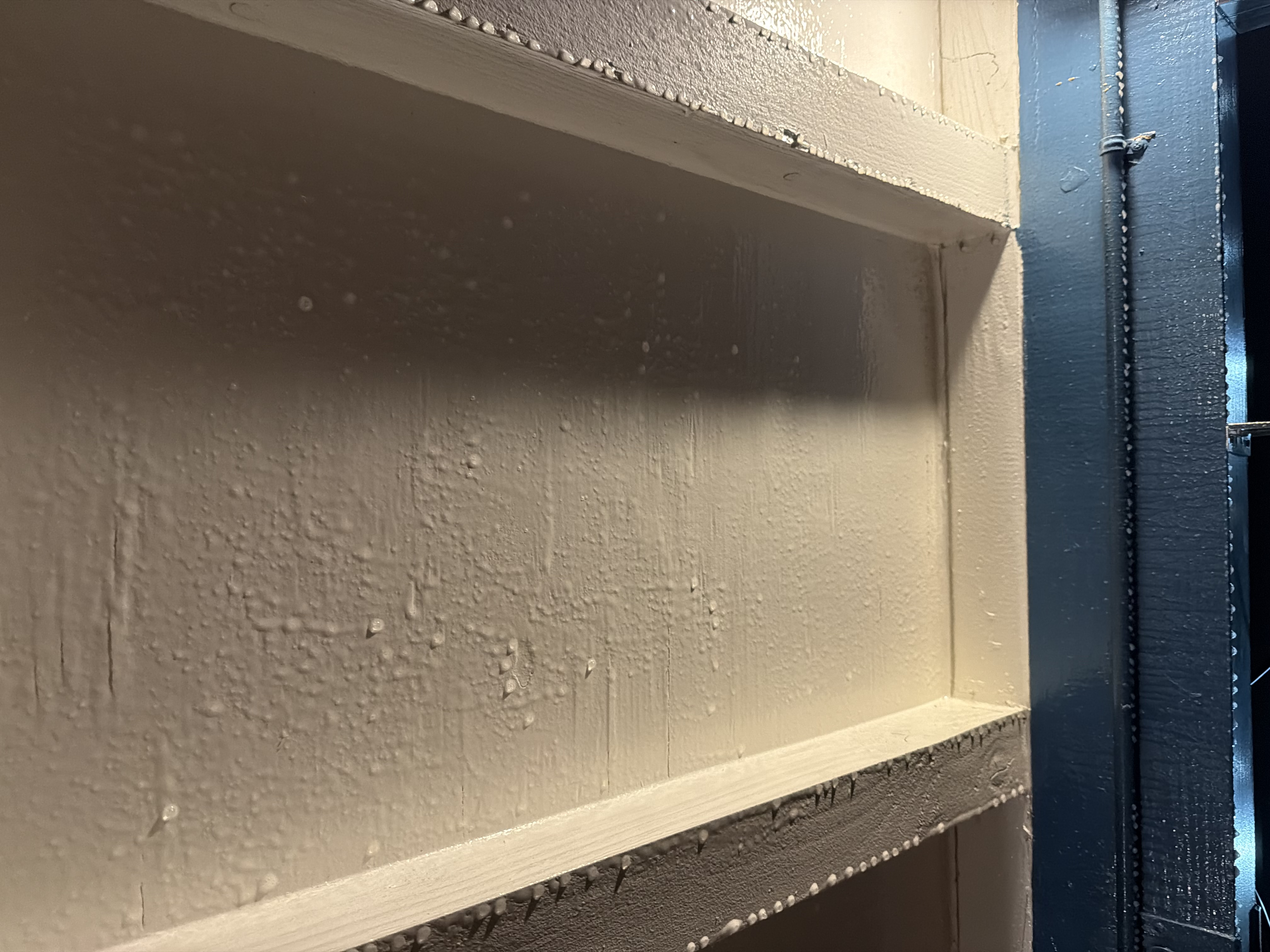 After pressure washing