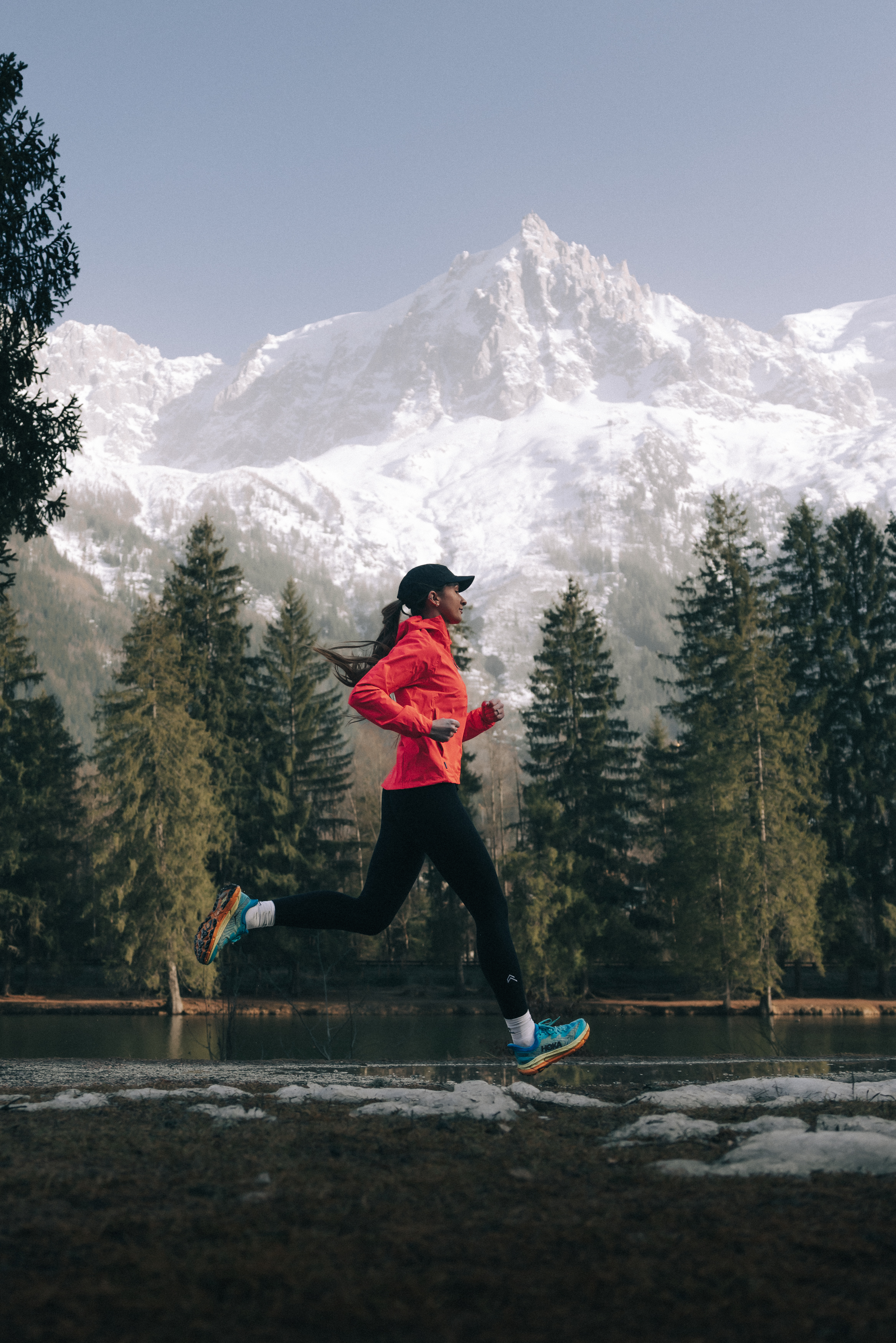 Venture Series - Trail runner in mountains