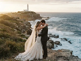 A small wedding celebration on the Newcastle coast — micro wedding photographer coverage