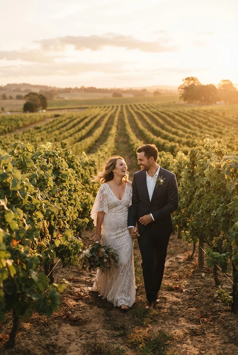 Newcastle wedding photography — Hunter Valley at Pokolbin