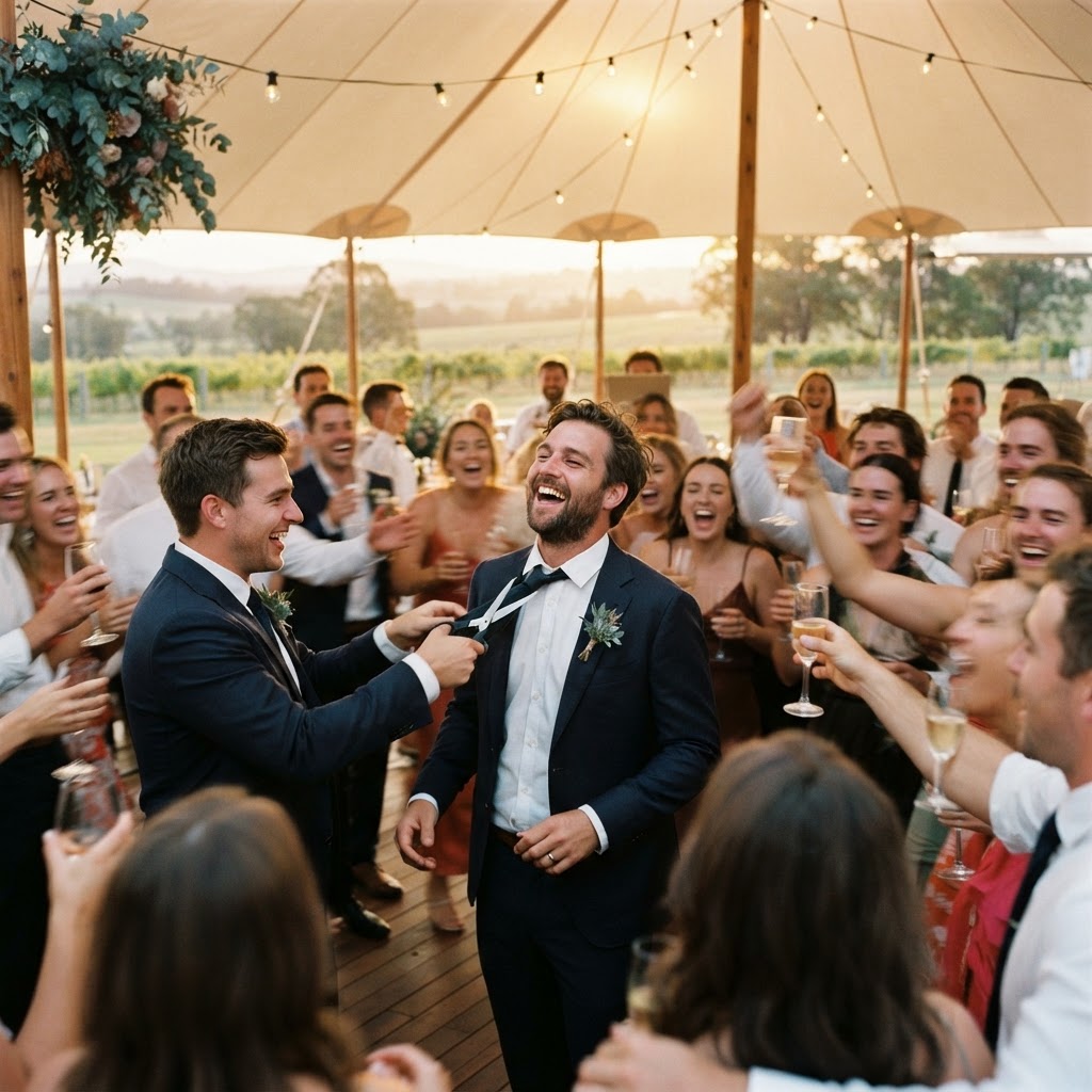 The Italian Tradition of Cutting the Groom's Tie — wedding tradition origin story
