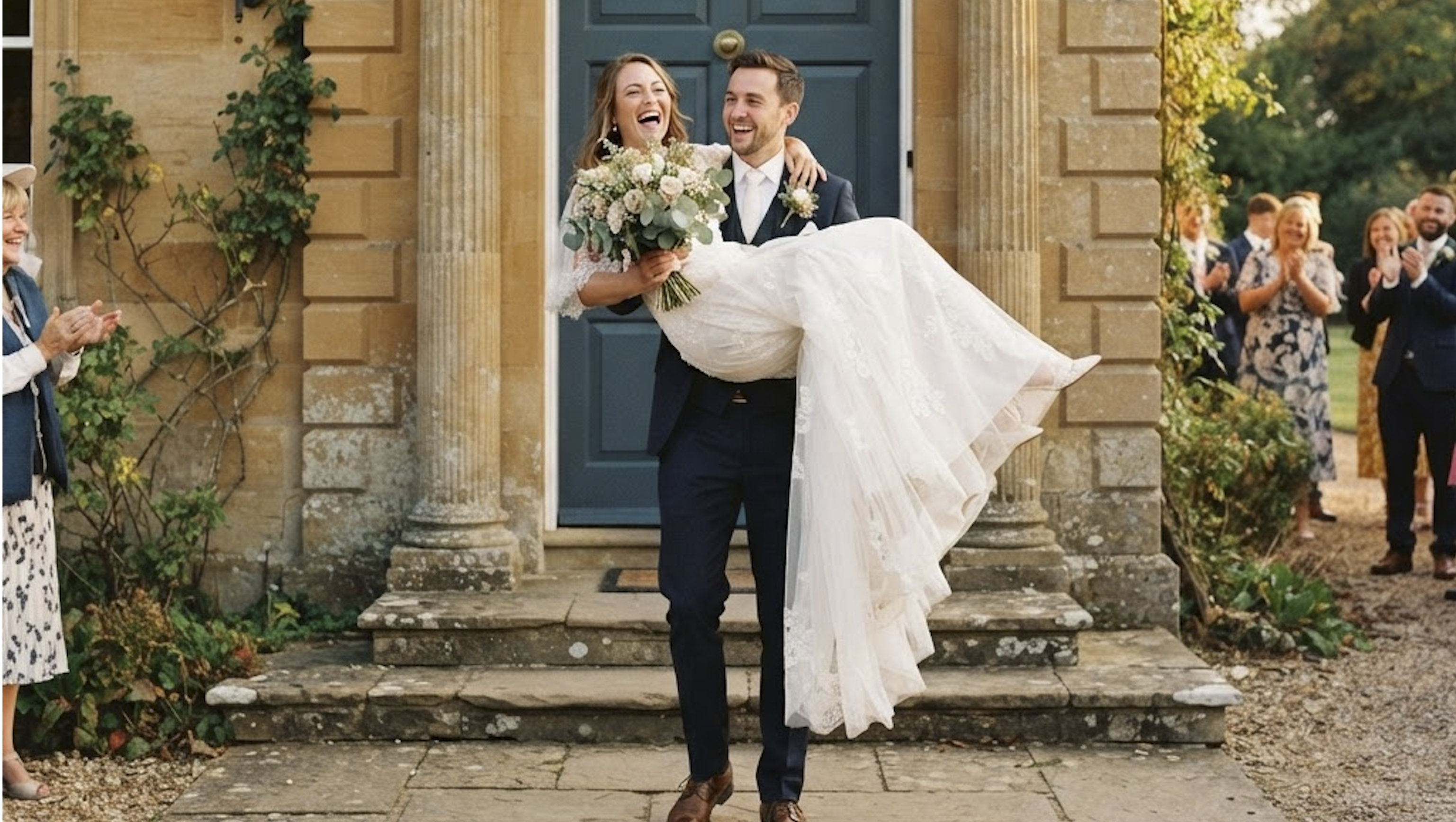 Carrying the Bride Across the Threshold — wedding tradition origin story