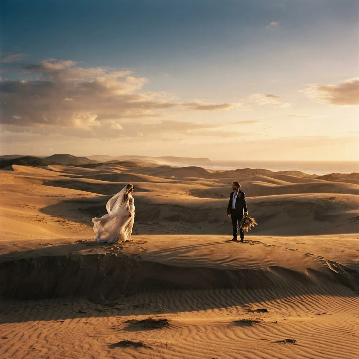 Newcastle wedding photography — Stockton Dunes at Stockton