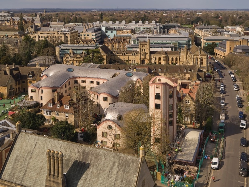 New College from above