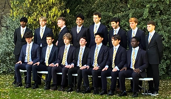 NCAFC members in club ties posing outdoors