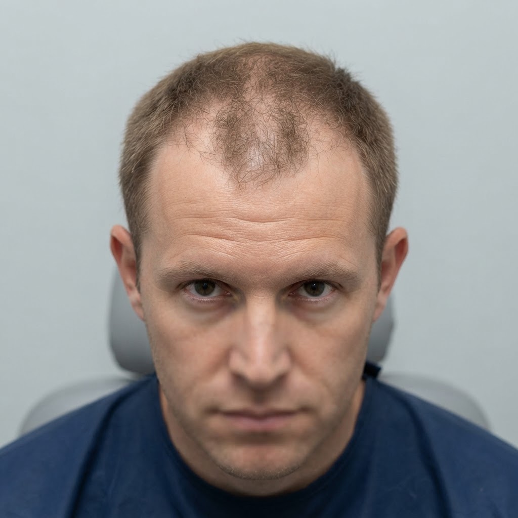 Frontal Hairline Restoration — before
