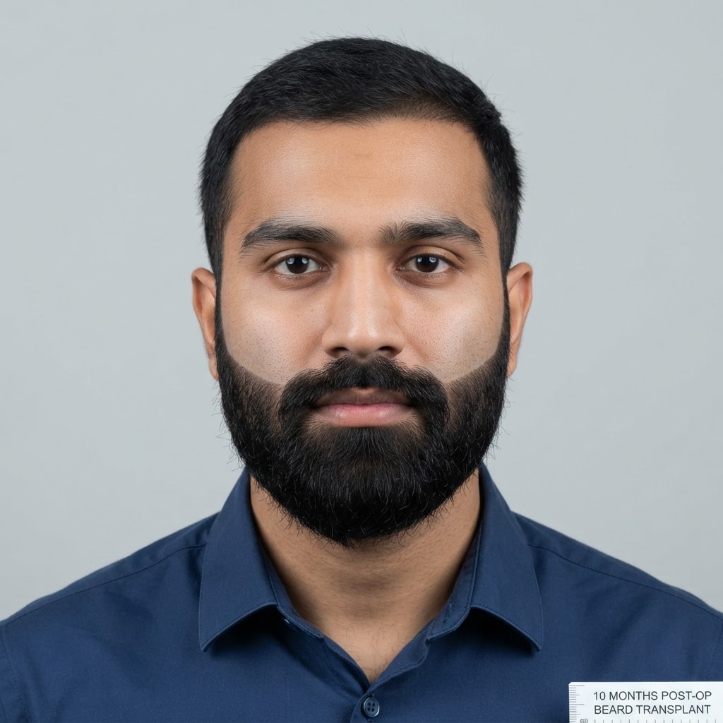 Beard Density & Definition — after
