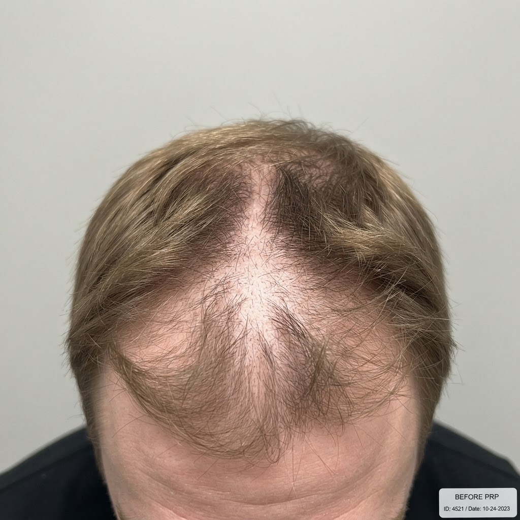 PRP Hair Quality Support — before