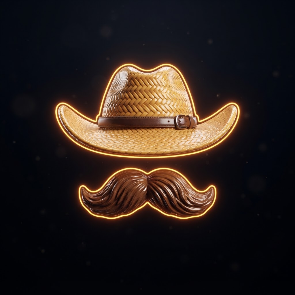 Hat & Mustache gift