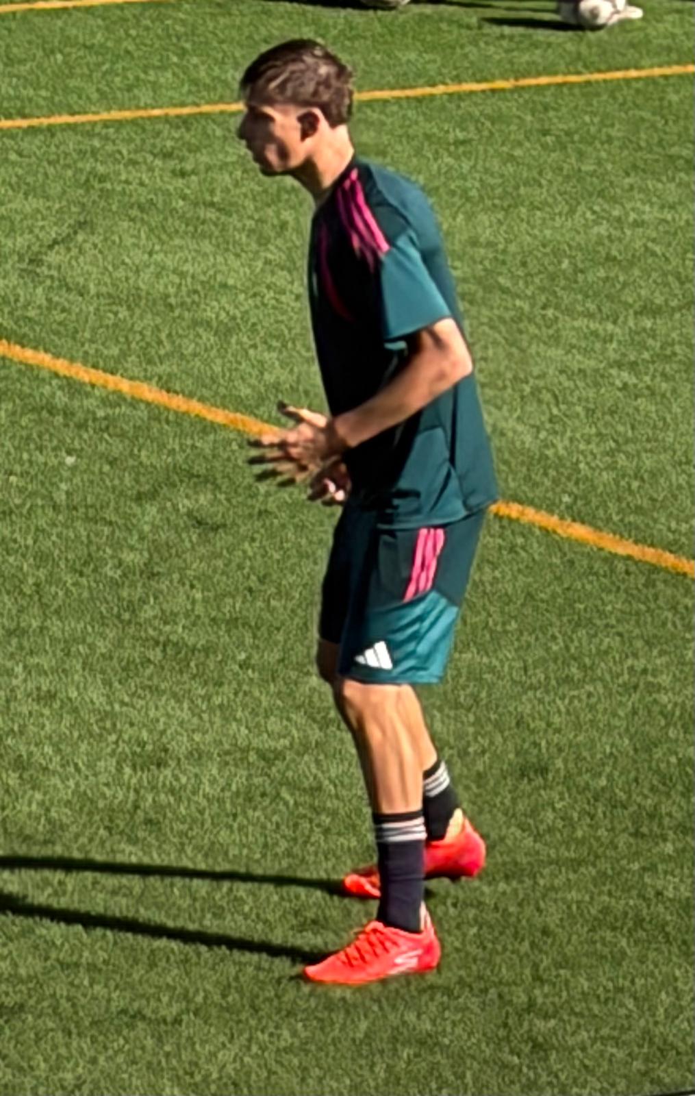 Marcos Carrasco, titular y pieza fundamental del Real Madrid Cadete A