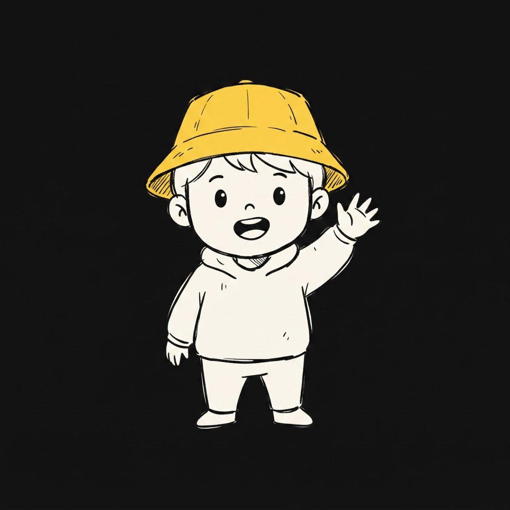 Yopla mascot waving