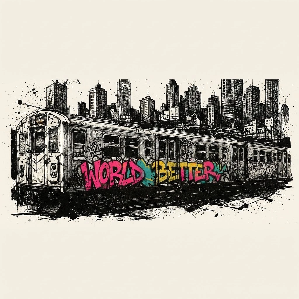 Illustration of a city train