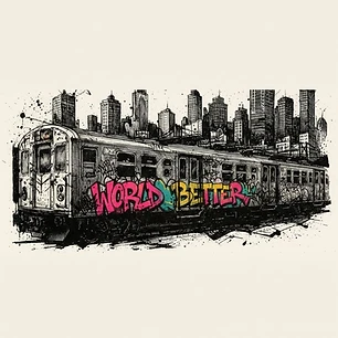 Illustration of a city train