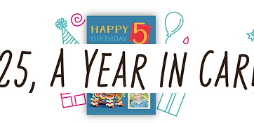 A Year in Cards