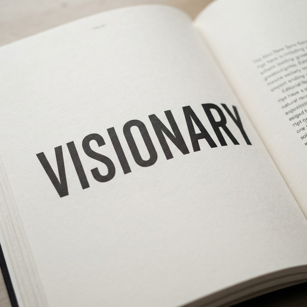 Clean elegant typography