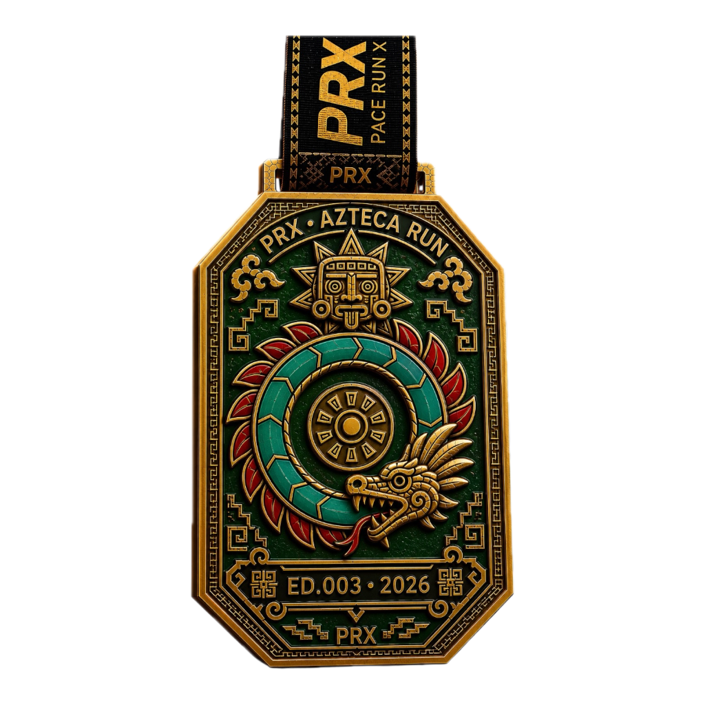 Medalla PRX Azteca Run — Culturas del Mundo