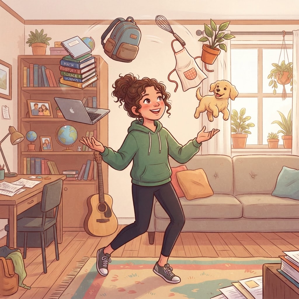 Finding Your Balance: Juggling School and Home Life