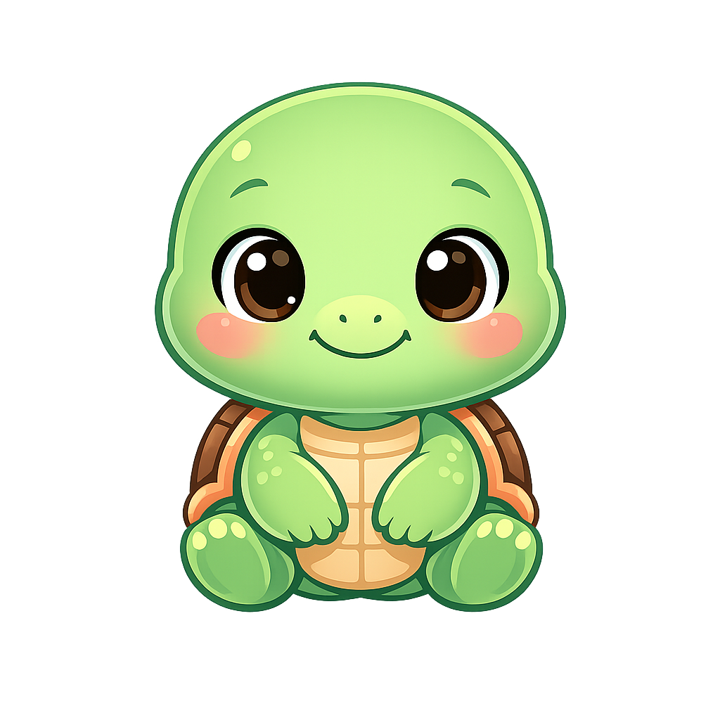 Read With Mommy Turtle Mascot