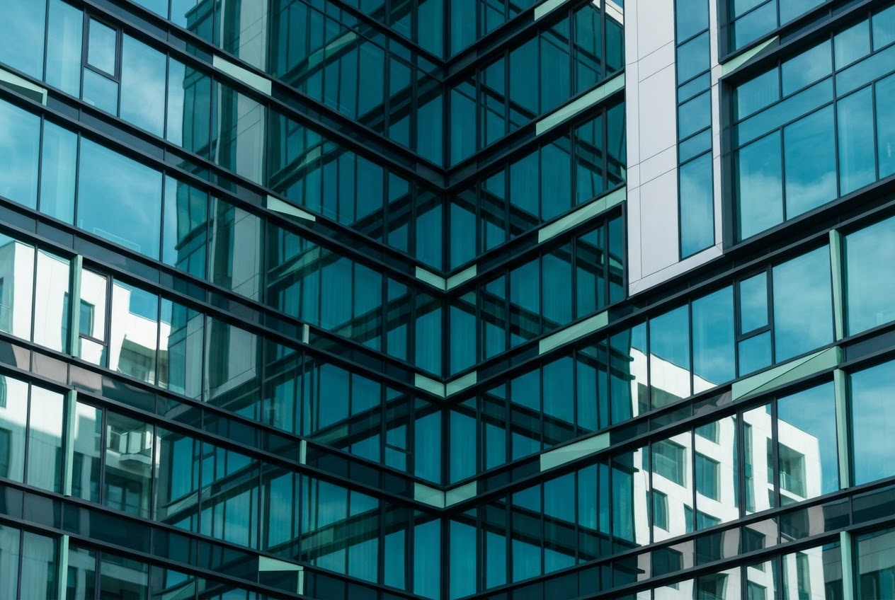 Modern glass building architecture representing transparency and integrity