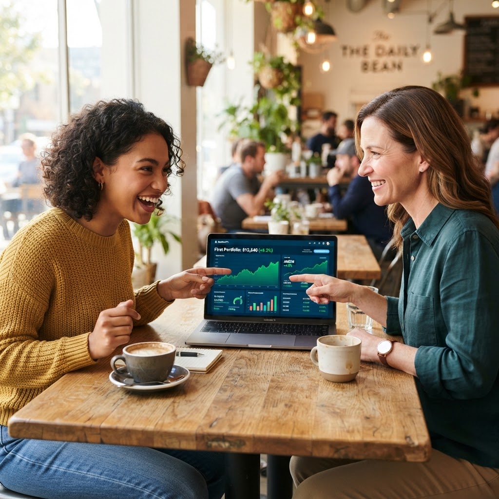 Learning to invest, one session at a time