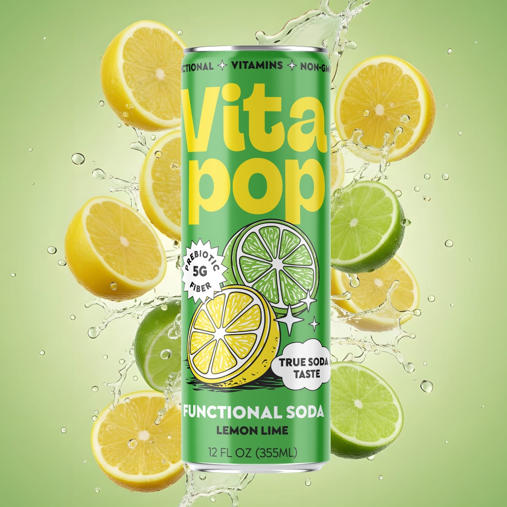 Lemon Lime can + fruit explosion