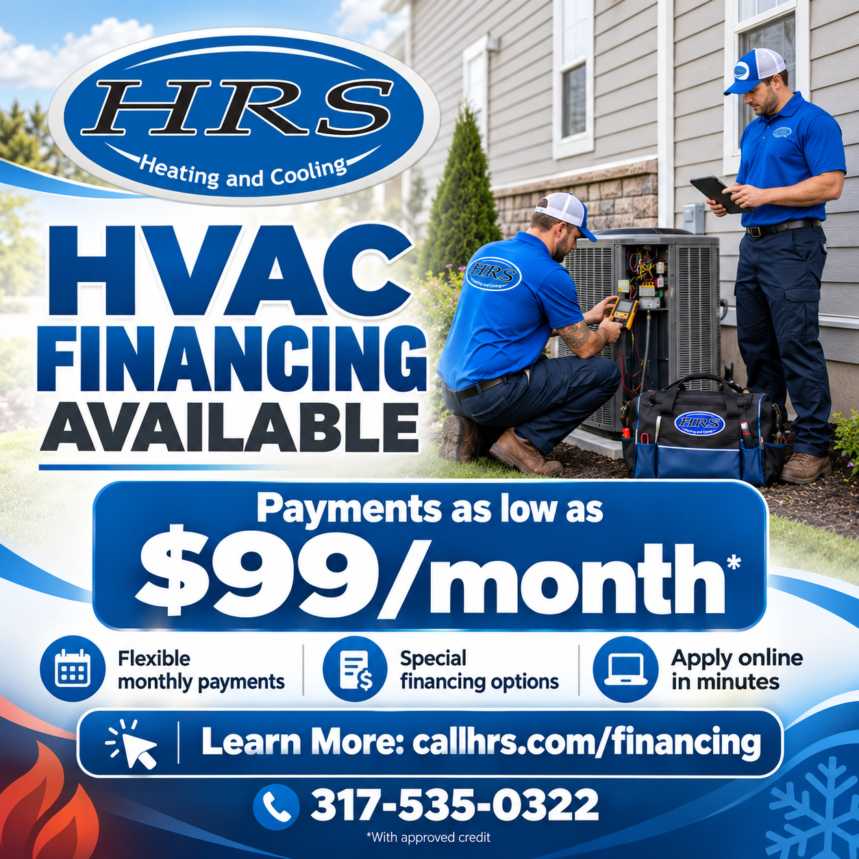 HVAC Financing in Central Indiana: How to Make a New Heating or Cooling System More Affordable