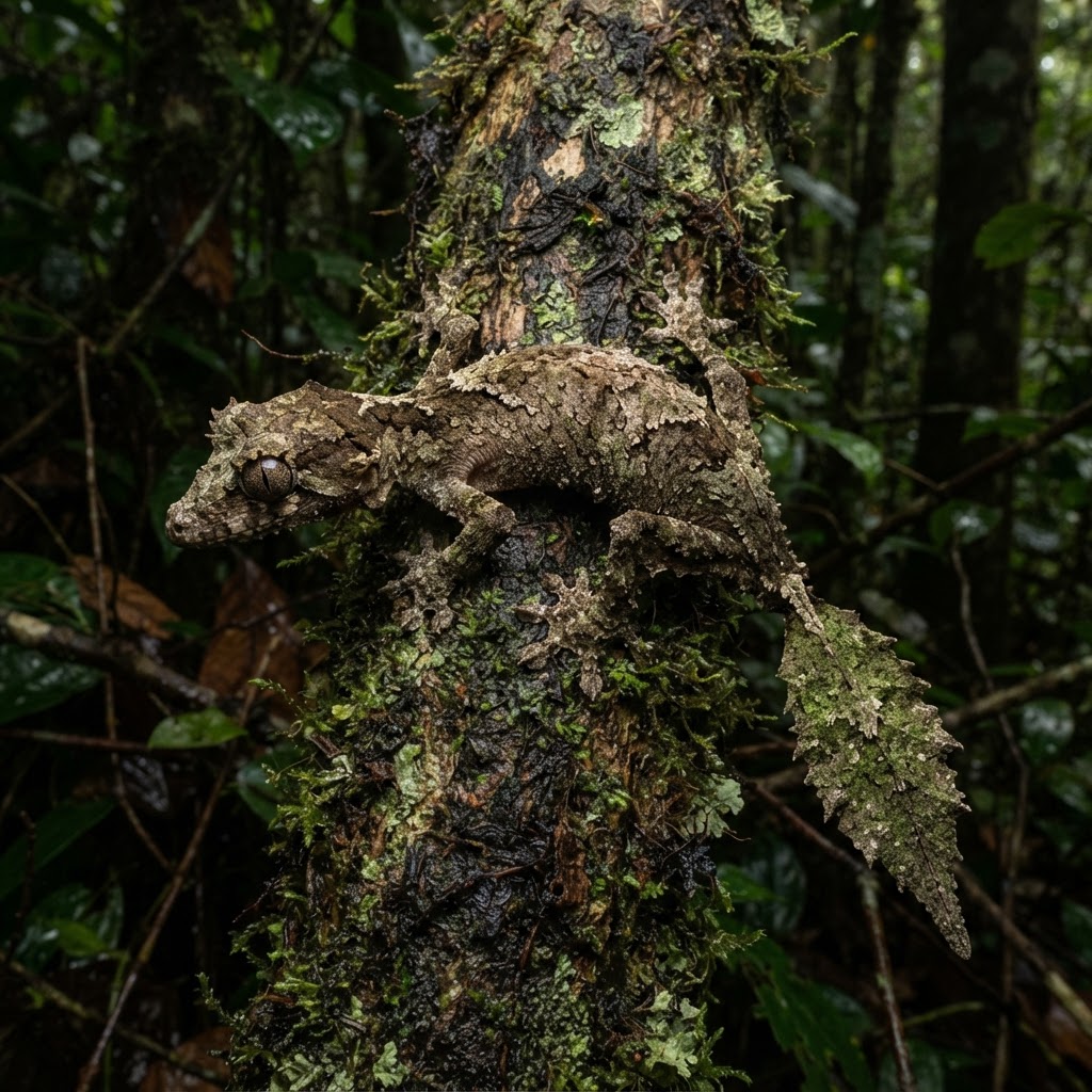Henkel's Leaf-tailed Gecko